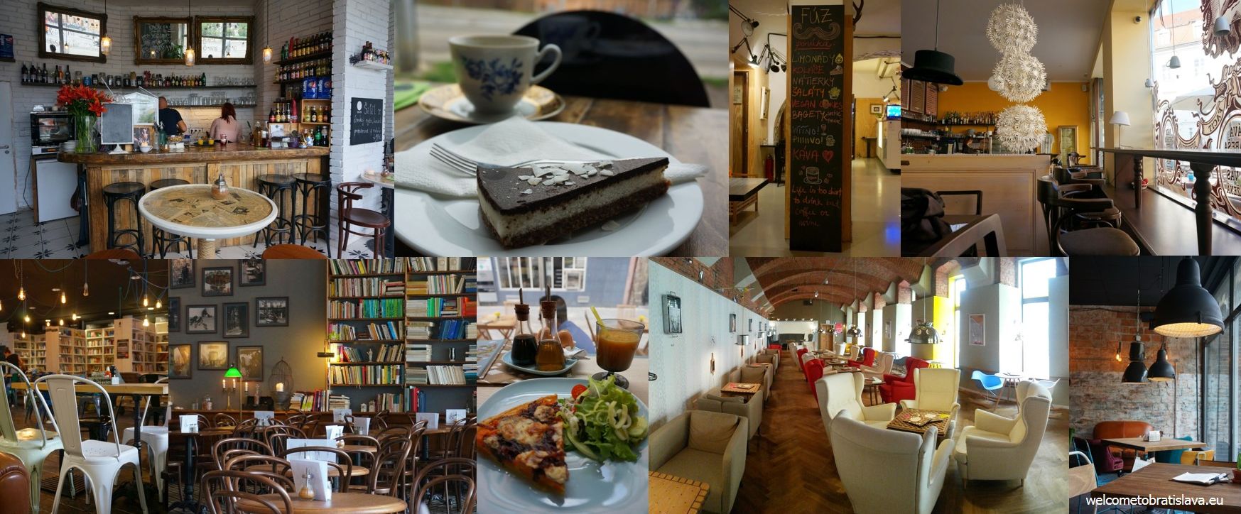 The hipster cafes in Bratislava