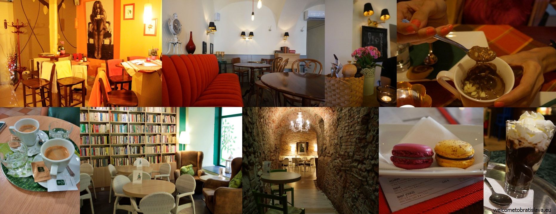 The classic cafes in Bratislava