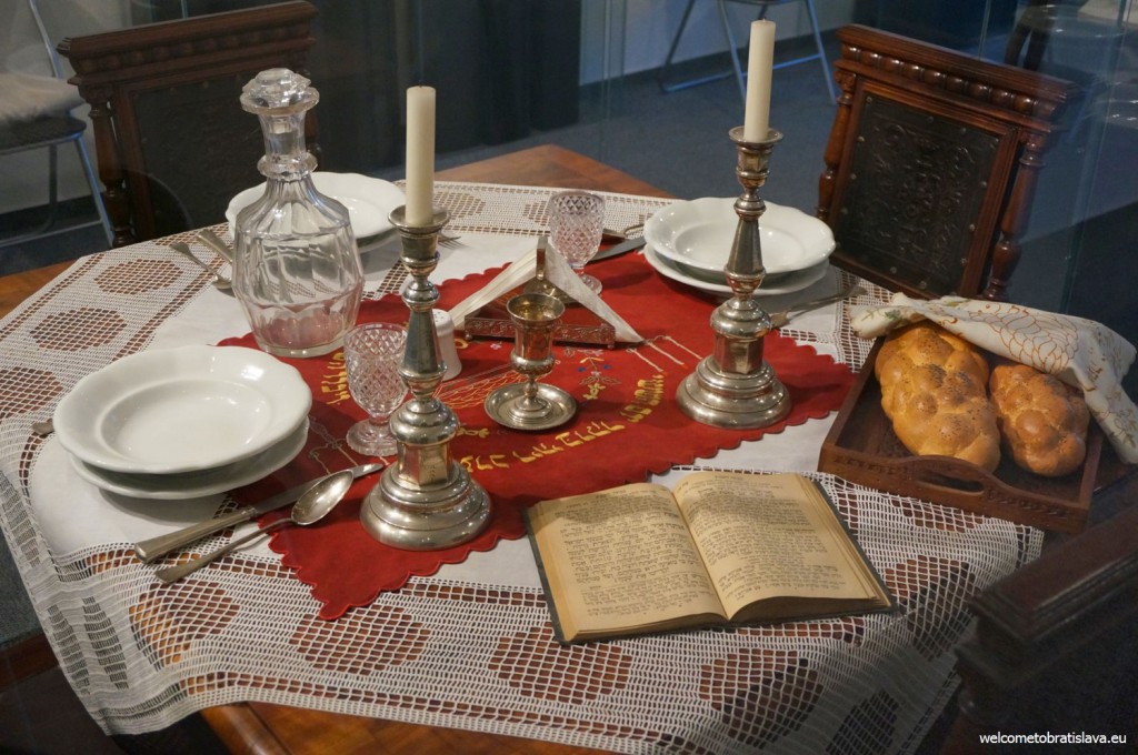 Example of a laid table