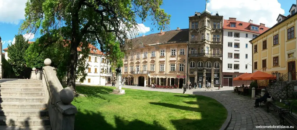 The beautiful Rudnay square