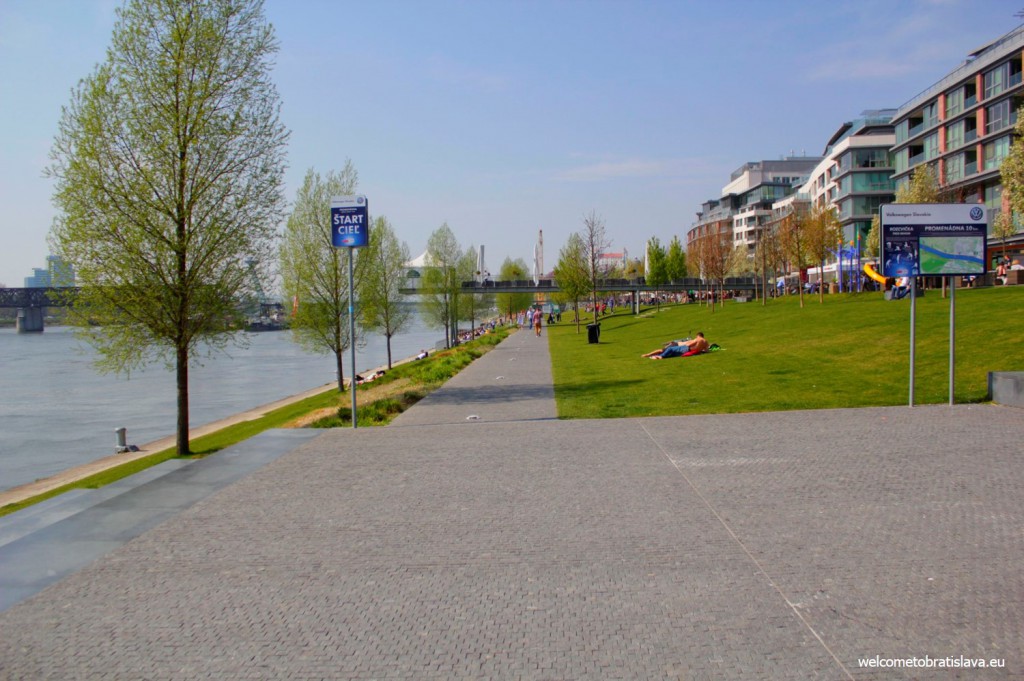 Hang out and relax on the river bank!