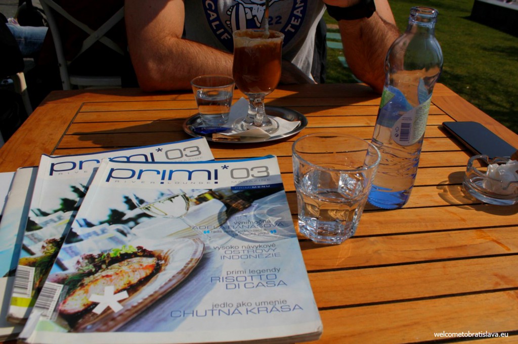 All the restaurants have terraces open in the summer