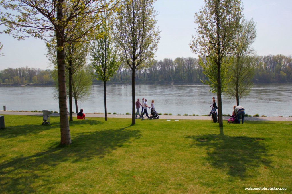 Eurovea is an ideal place for walking and leisure time activities
