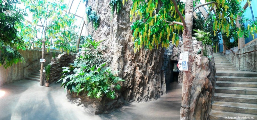 Interior of the pavilion