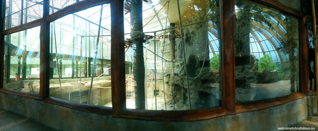 Interior of the pavilion