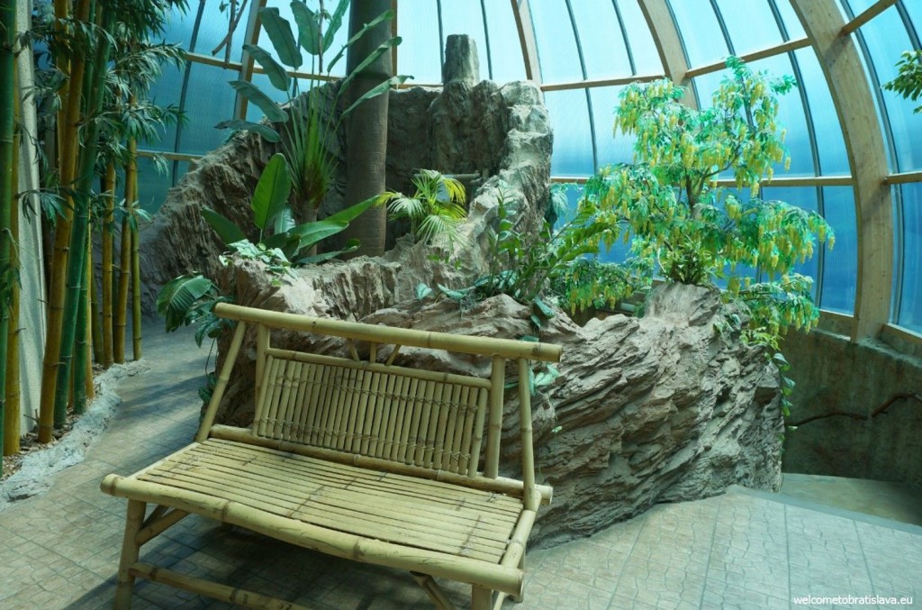 Interior of the pavilion