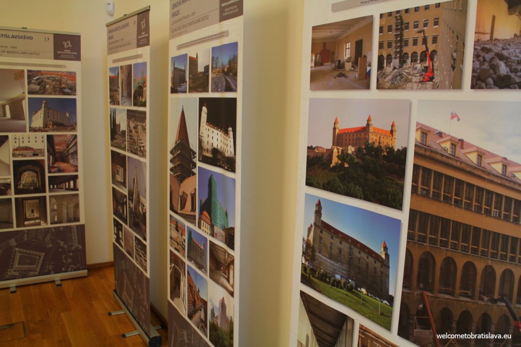 Pictures which display the reconstruction works on the castle since 2008