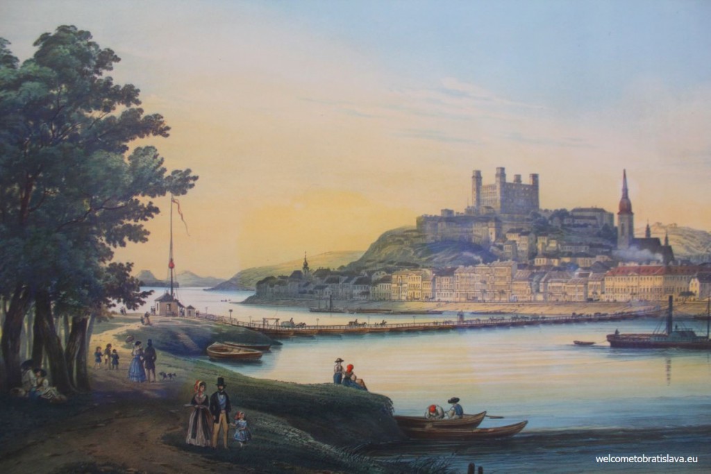 Bratislava Castle on the Prints