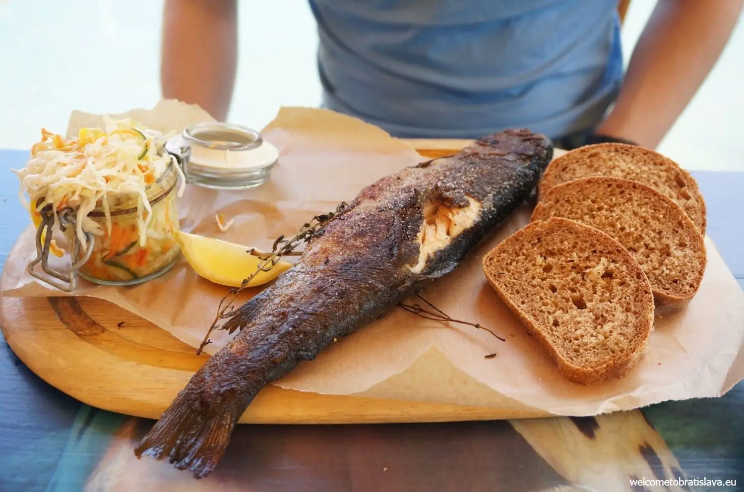 Grilled trout 