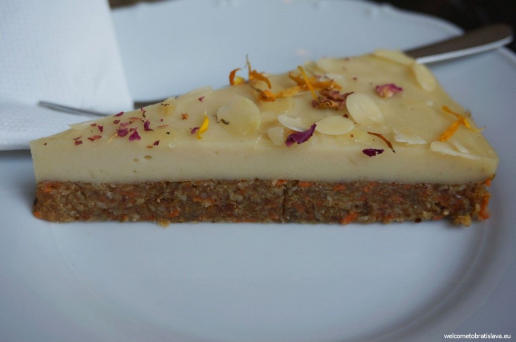 St. Germain: carrot & almond raw cake