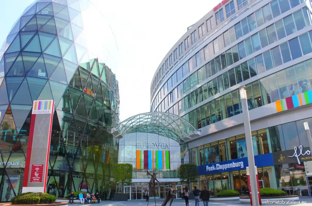 Bratislava shopping center: Eurovea