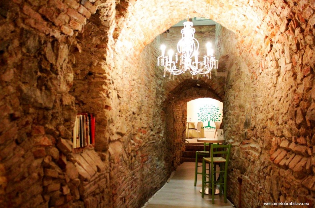 Bratislava has many small cute streets with hidden cafes
