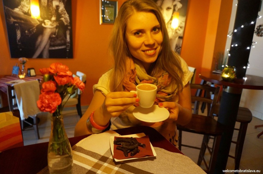In the Bob Bon chocolate shop