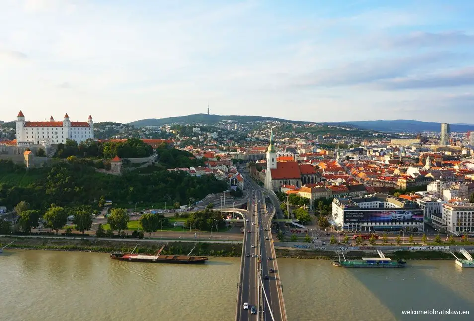 Best view in Bratislava - UFO observation deck 