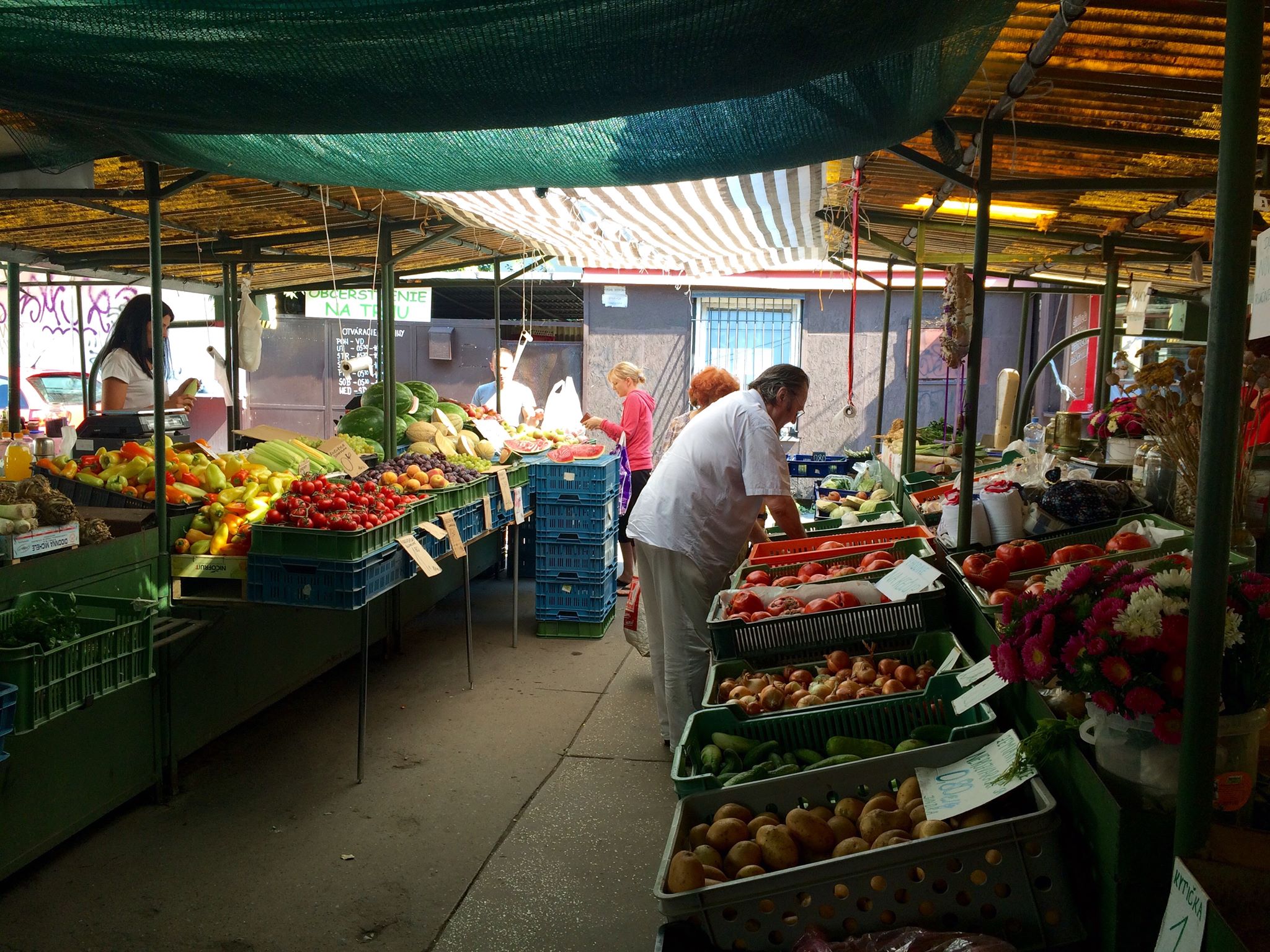 Market place on Zilinska street